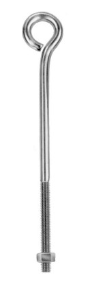 J-1.5 1/2" X 3" TURNED EYEBOLT *ZINC*